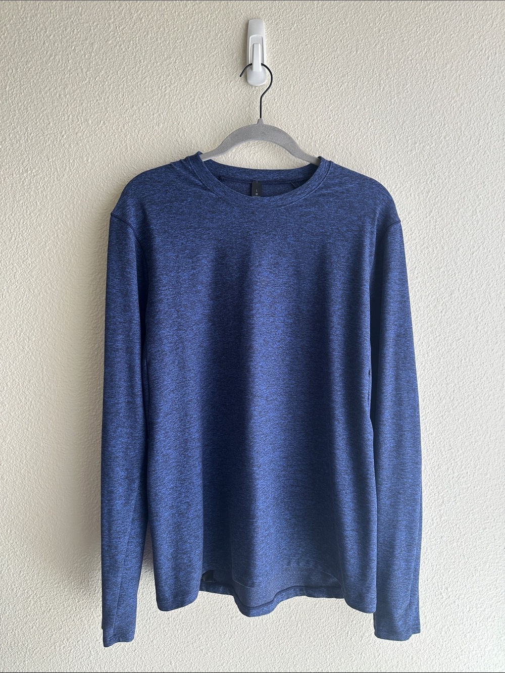 lululemon athletica | Long Sleeve Crew - Heathered Blue | Mens L